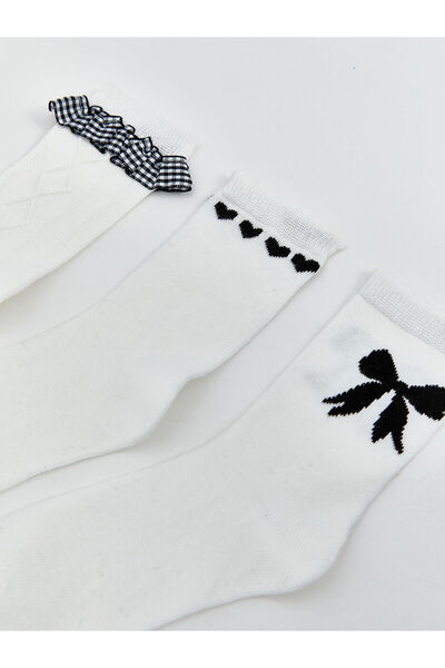 LC Waikiki Yeni Sezon Kız Çocuk Soket Çorap 5'li