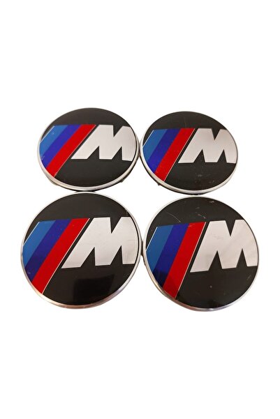 BMW Set 4 alloy wheel caps M exterior: 68mm, interior: 65mm + LUCASON air freshener