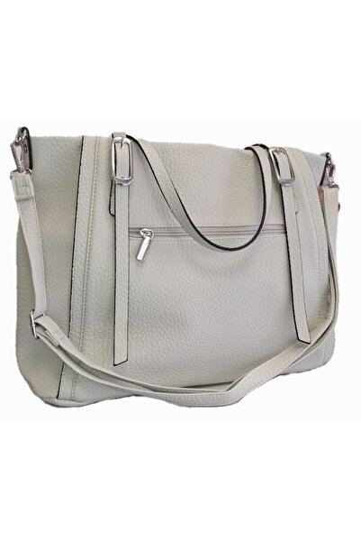 OEM Large Light Gray Bag, Leather