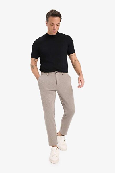 DeFacto Jogger Fit Cepli Esnek Kumaş Düz Paça Pantolon T6317AZ25AU