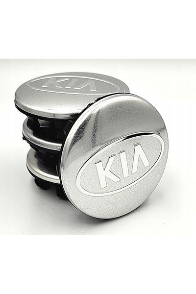 Kia Set 4 Caps 58mm, Silver