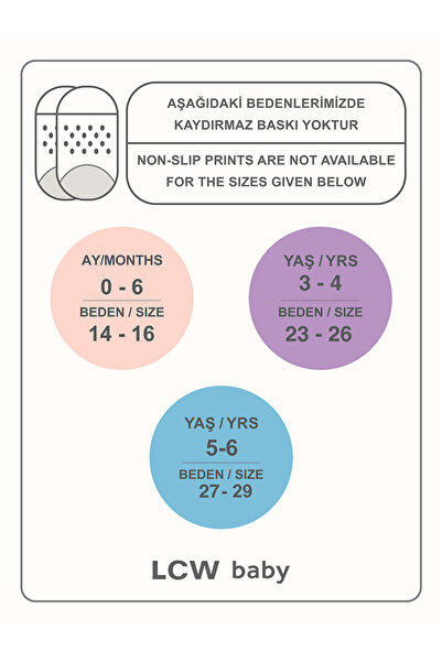 LC Waikiki Mavi Basic Erkek Bebek Patik Çorap 5'li