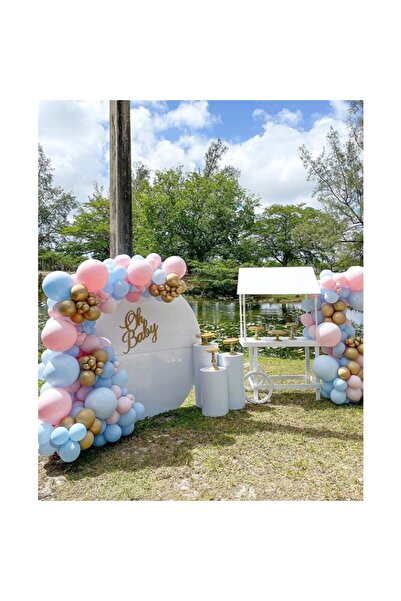 Flippy Διακοσμητικά μπαλόνια BABY SHOWER, Flippy, Arcada Σετ 106 μπαλόνια λάτεξ, 12-30-45 εκ., Ροζ/Μπλε/Χρυσό