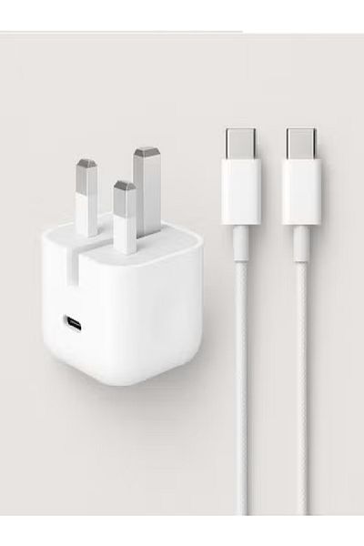 Genaric 20W Fast Charger The PowerPort III 20W Cube Charger is suitable for iPhone- 1m white