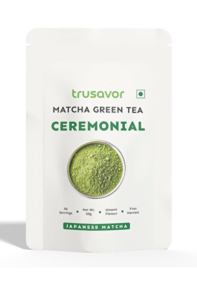 Trusavor Japanese Ceremonial Matcha Green Tea Powder | Shizuoka Japan | Premi...