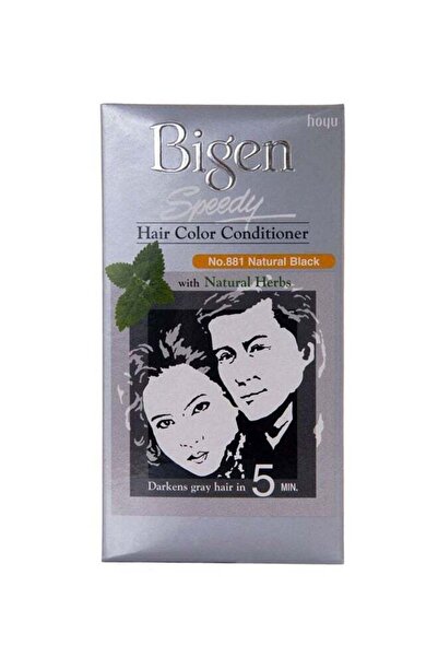 BİGEN صبغة شعر سبيدي ناتشورال هيربز رقم 881 أسود طبيعي 80 جرام