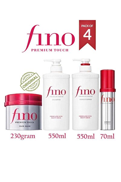 Fino Premium Touch Luxury Hair Care Set - 4 Pieces