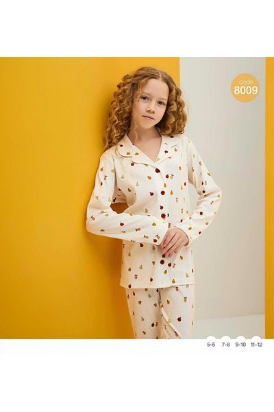 LARICE Girls' long-sleeved pajamas