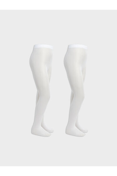 LC Waikiki Seray Yeni Sezon Basic Kız Çocuk İnce Külotlu Çorap 2'li