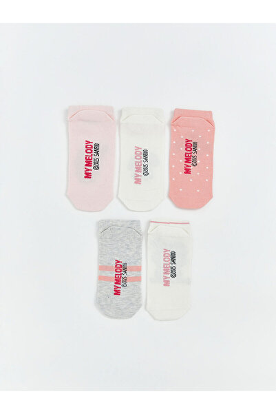 LC Waikiki Yeni Sezon My Melody Desenli Kız Çocuk Patik Çorap 5'li