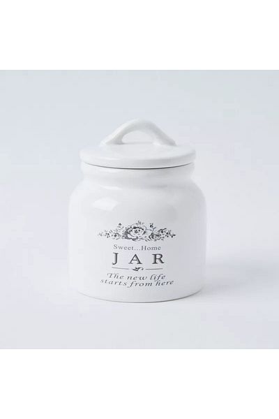 Home Box Sweet Home Printed Canister- 8.5 cm