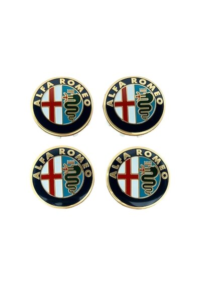 MAF Set 4 Capace Roti Alfa Romeo 60mm, Auriu