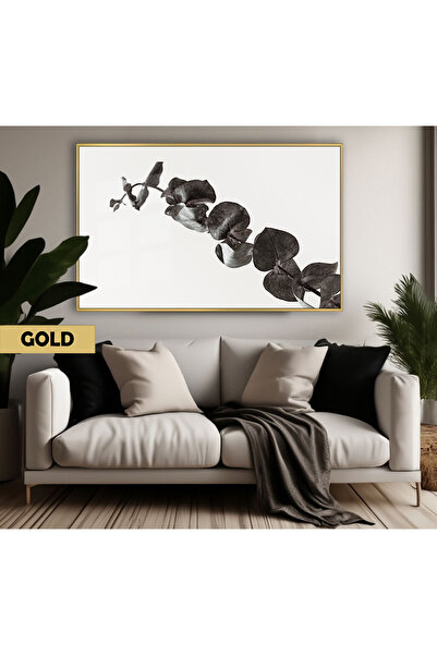 Harikabirev HARİKABİREV | MODEL DE PLANTĂ CU FRUNZE DE CULOARE NEGRU&ALB | TA...