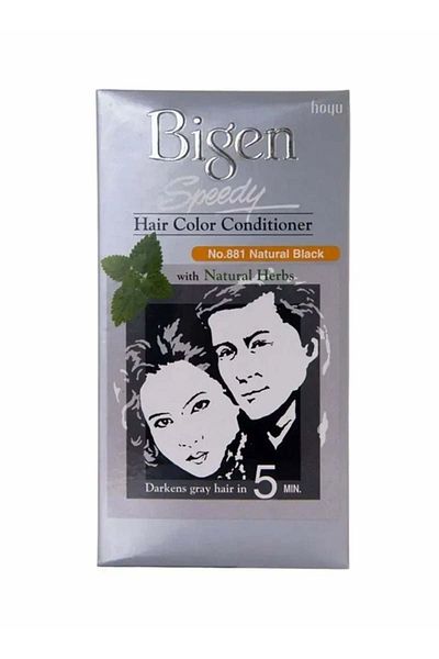BİGEN Speedy Hair Colour Conditioner, 881 Natural Black