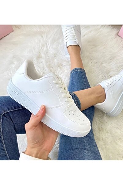 FLARF Unisex Sports Sneakers Shoes White