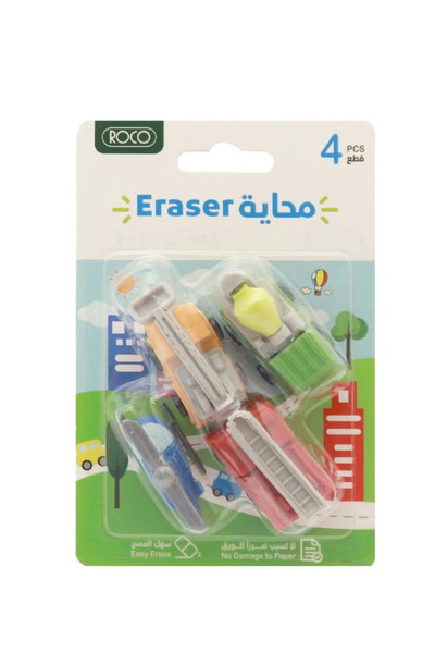 Roco ممحاة مطاطية مرورية - ألوان متنوعة