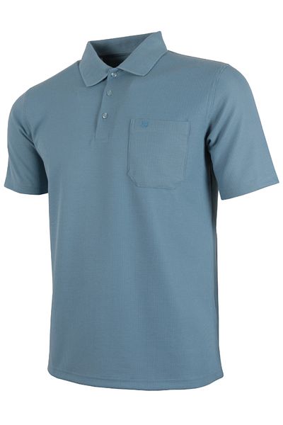 Modarar Men's T-Shirt Collar Pocket Waffle Fabric Rar01317