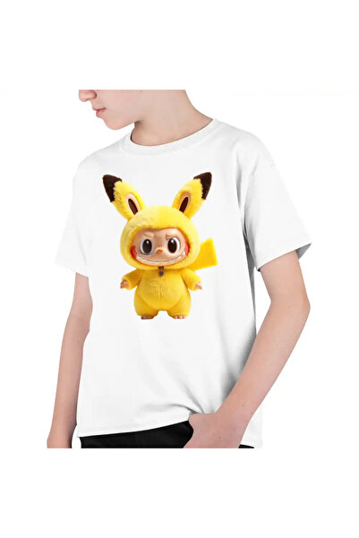 OEM Tricou Copii Baieti Labubu Pikachu Pokemon