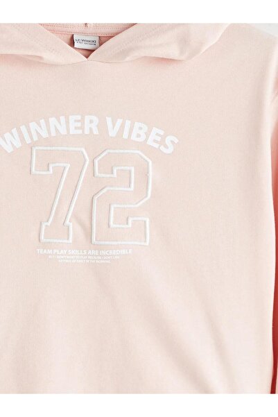 LC Waikiki Κοριτσίστικο φούτερ LCW με κουκούλα (W5)