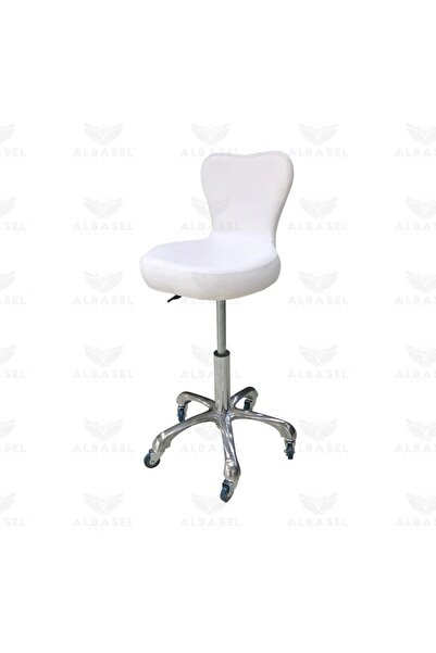 Mariani Professional Beauty Salon Adjustable Stool White