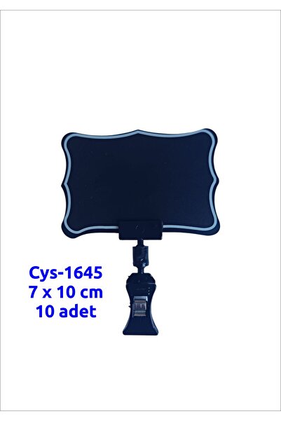 CYS ETİKET CYS 1645md Siyah Pvc Fiyat Etiketleri Yazılıp,Silinebilir,ayarlana...