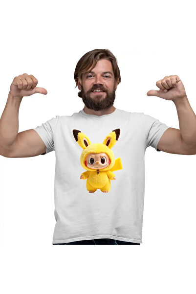 OEM Tricou Barbati Labubu Pikachu Pokemon