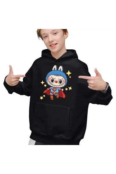 OEM Labubu Superman Kids Boys Sweatshirt