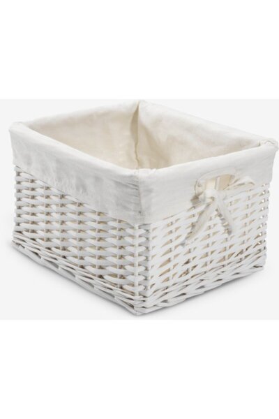 OEM Basket GORM 27x32x20cm white