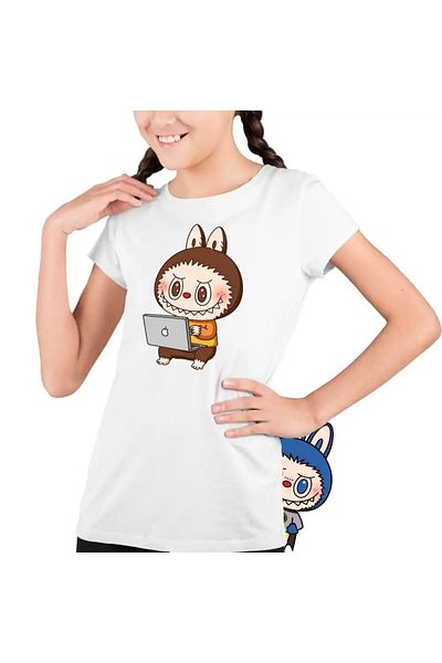 OEM Kids Girls' T-Shirt Labubu Programmer