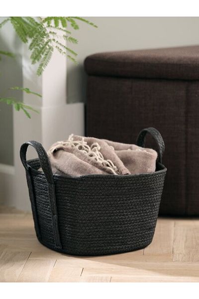 OEM Basket HJALTI 30x30x20cm black