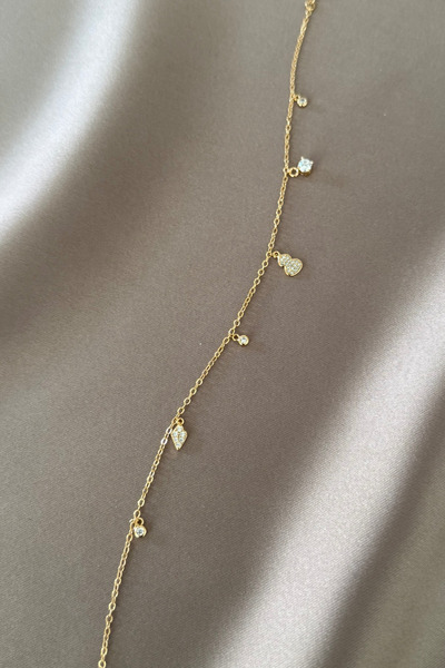 laria jewelry Charm Detaylı Sallantılı Xuping Bileklik