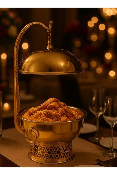 ALMASA Gold buffet heater