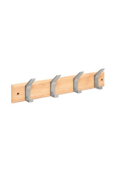 5five Simple Smart Ziny Gray wall hanger, mdf, 4 hooks, 45 x 6.5 x H 10 cm