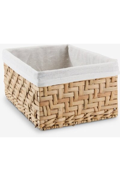OEM Set of 2 EJNO baskets 22x31x15cm with white material