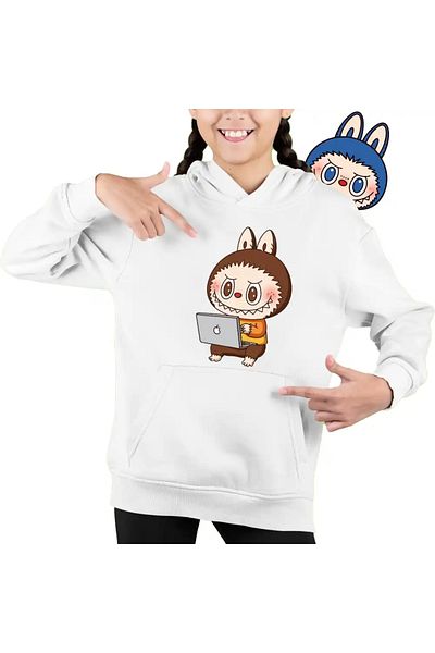 OEM Children's Sweatshirt Girls Labubu Programmer