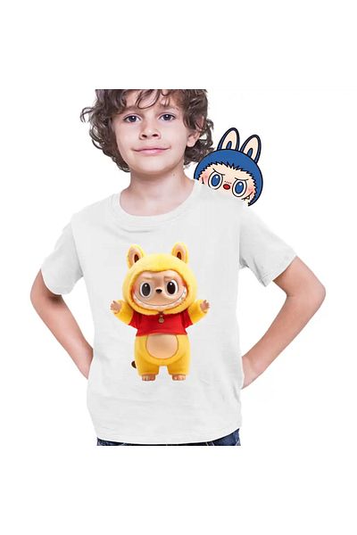 OEM Kids Boys T-Shirt Labubu Winnie the Pooh