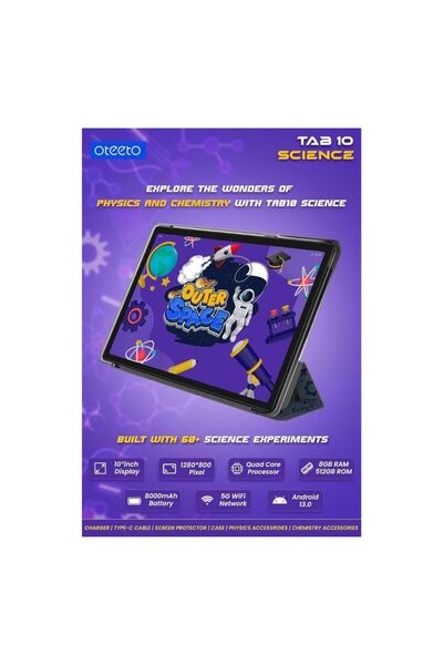OTEETO TAB 10 Science Tablet | 8GB+512GB | 5G Android 13