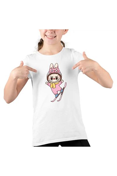 OEM Labubu Ski Kids Girls T-Shirt