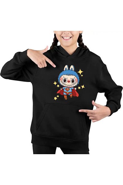 OEM Labubu Superman Kids Girls Sweatshirt