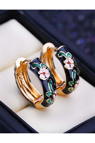 BRLKN Steel Enamel Hoop Earrings