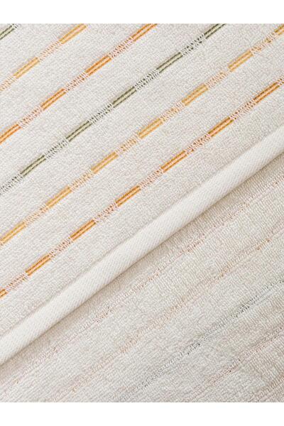 LC Waikiki Lcw Stripe Embroidered Face Towel 50X80 cm (W5)