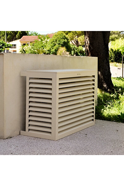 LICCIA Klima Motoru Gizleme Kafesi 15000-18000 BTU 98x50x70 cm (H) RAL 1015 F...