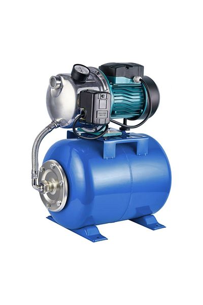 TENGTIAN JET 100L Water Pump, 1100W, Stainless Steel, 60L/min, Discharge 50m, Aluminum Coil