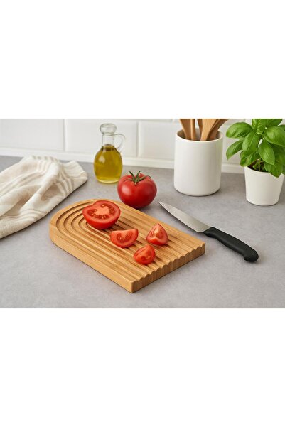 Single Bamboo Wood Multi-Purpose Presentation and Cutting Board