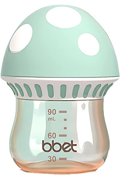Twisoo Newborn Baby Mushroom Bottle PPSU Anti-Colic from (Green, 90 ml)