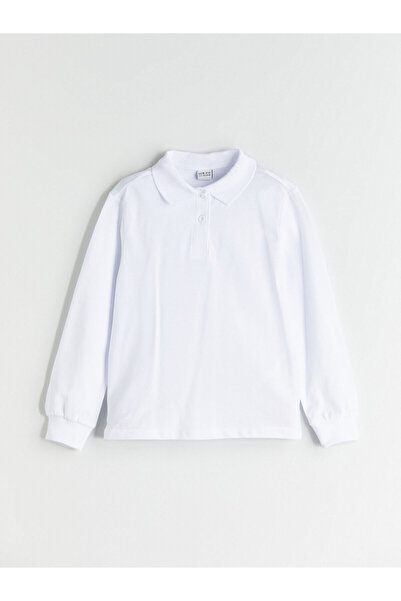 LC Waikiki Hilfa Yeni Sezon Polo Yaka Kız Çocuk Tişört