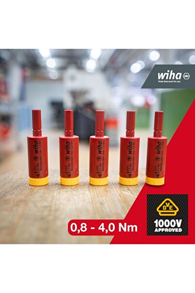 wiha Easy Torque S5 Electric Adapter, Red/Yellow (29701S5)