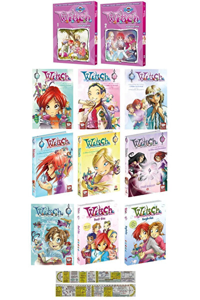 Beta Kitap Witch Çizgi Roman-Manga Serisi 11 Kitap Set (2 Manga + 9 Çizgi Rom...