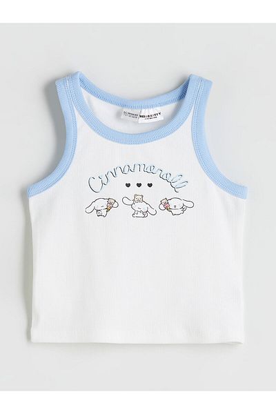 LC Waikiki New Season Crew Neck Cinnamoroll Printed Girls Crop Undershirt