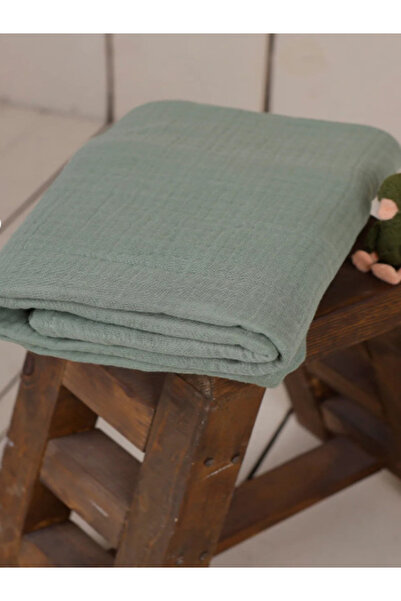 Tomac 100% Cotton 4-Layer Muslin Baby Muslin & Children's Muslin Blanket110X110Cm